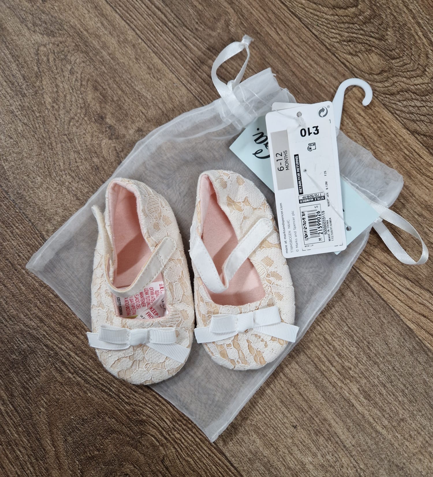 New M&S Shoes - 6-12Months | Girls Shoes | Baby and Children's Clothes ...